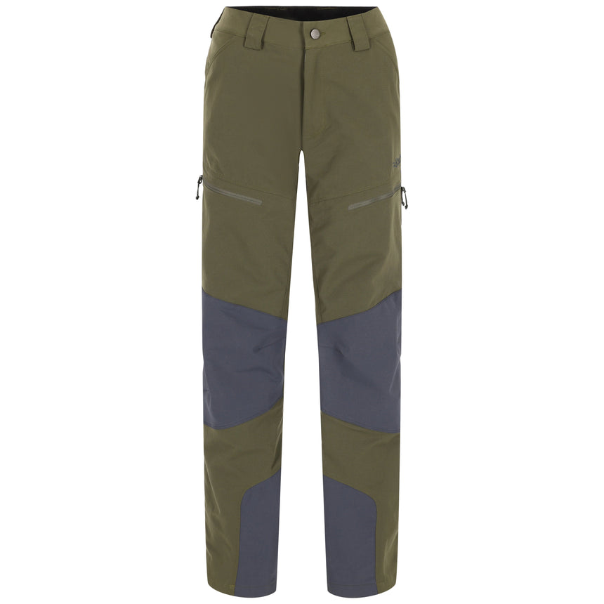Rab Men's Lochan Pants in Army - flat lay, front