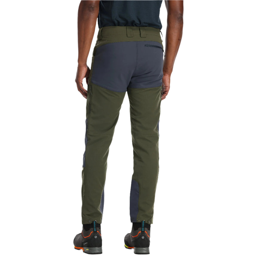 Rab Men's Lochan Pants in Army - on model, back