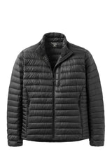 Rab Men's Microlight Down Jacket in Black - Front Detail