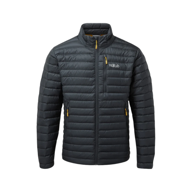 Rab Men's Microlight Down Jacket in Black - Front