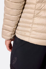 Rab Men's Microlight Down Jacket in Dark Pebble (Reference) - Worn, Side