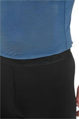 Rab Men's Modulus Tights in Black - waistband detail