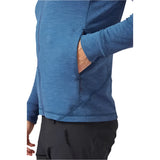 Rab Men's Nexus Hoody in Blue (styling reference) - Hand Pocket Detail