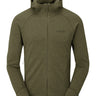 Rab Men's Nexus Hoody in Olive - Flat