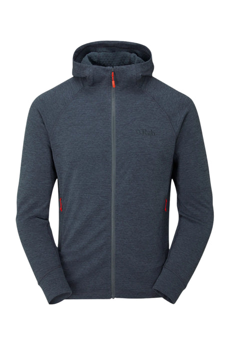 Rab Men's Nexus Hoody in Steel - Flat