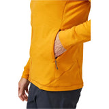 Rab Men's Nexus Jacket in Yellow (styling reference) - Hand Pocket Detail