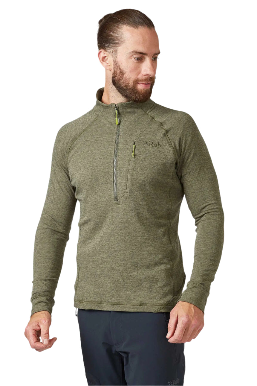 Rab Men's Nexus Pull-On in Light Khaki - worn