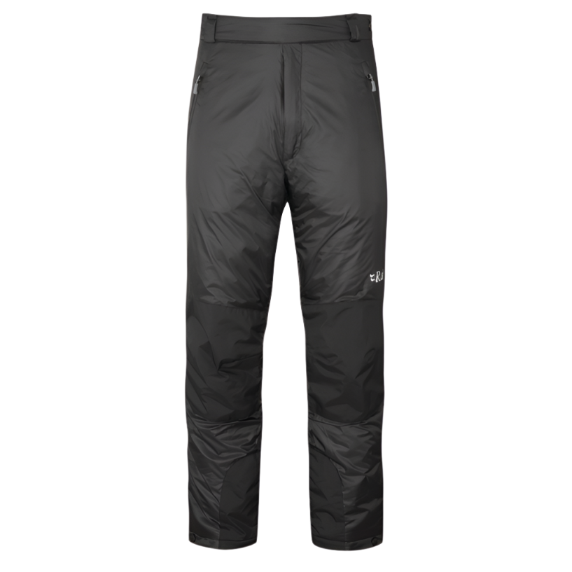 Rab Men's Photon Insulated Pants in Black, front view
