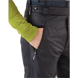 Rab Men's Photon Insulated Pants in Black, pocket detail