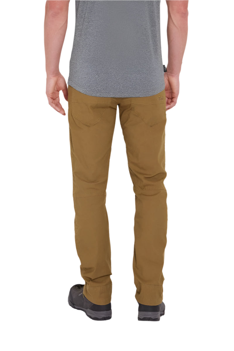 Rab Men's Radius Pant in Cumin - worn, back
