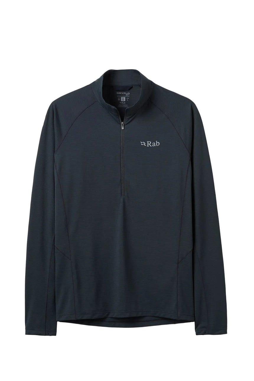 Rab Men's Sonic LS Zip in Beluga - front