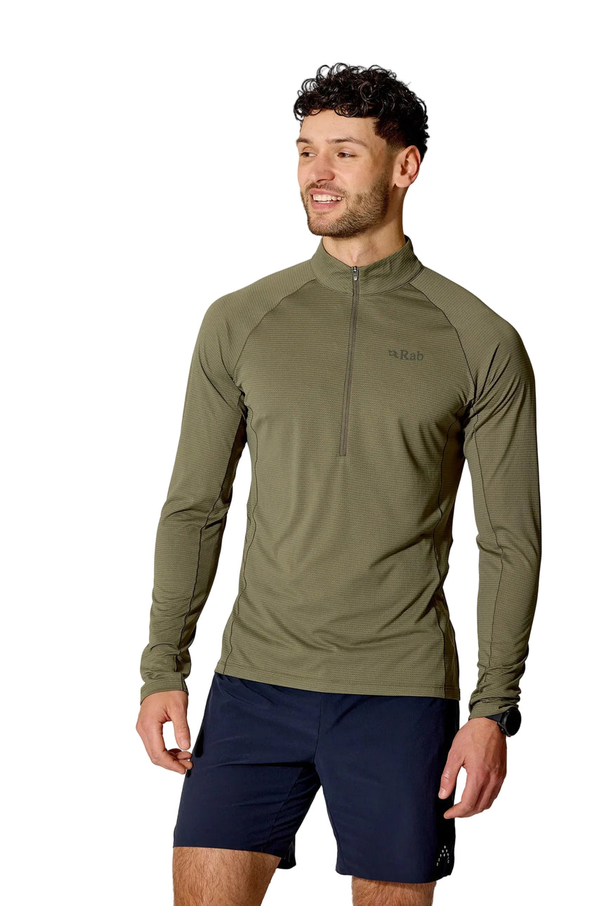 Rab Men's Sonic LS Zip - worn