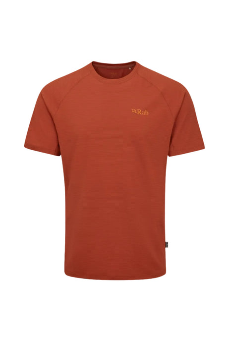 Rab Men's Sonic Tee in Red Clay - front