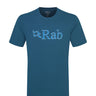 Rab Men's Stance Tech Sketch Tee in Tempest Blue - Studio