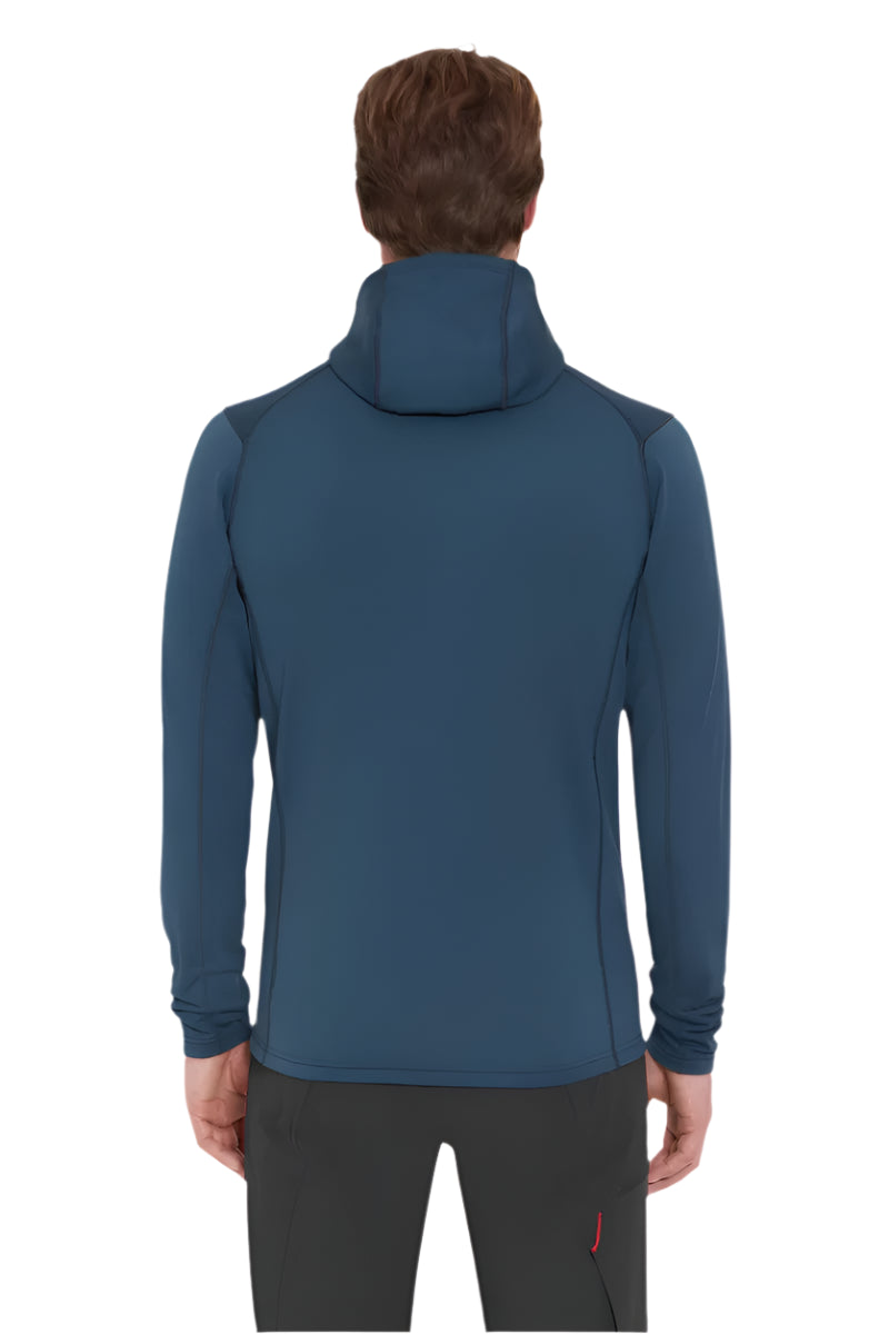 Rab Men's Superflux Hoody in Tempest Blue - back