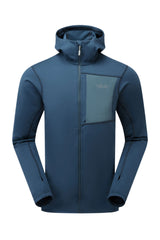 Rab Men's Superflux Hoody in Tempest Blue - front