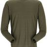 Rab Men's Syncrino Base LS Tee in Olive - front