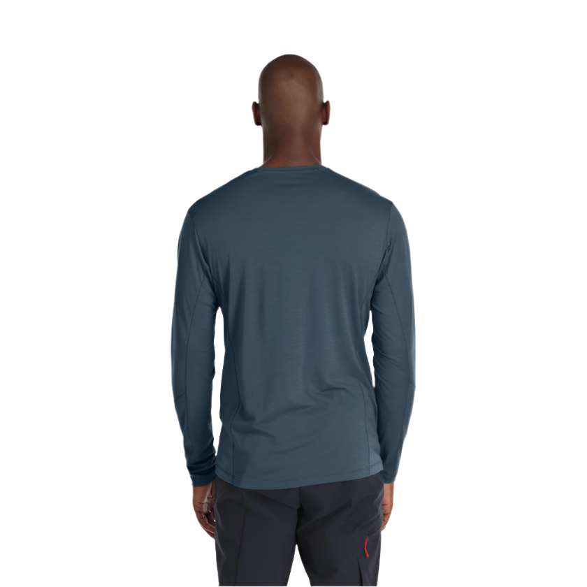 Rab Men's Syncrino Base LS Tee in Reference - back
