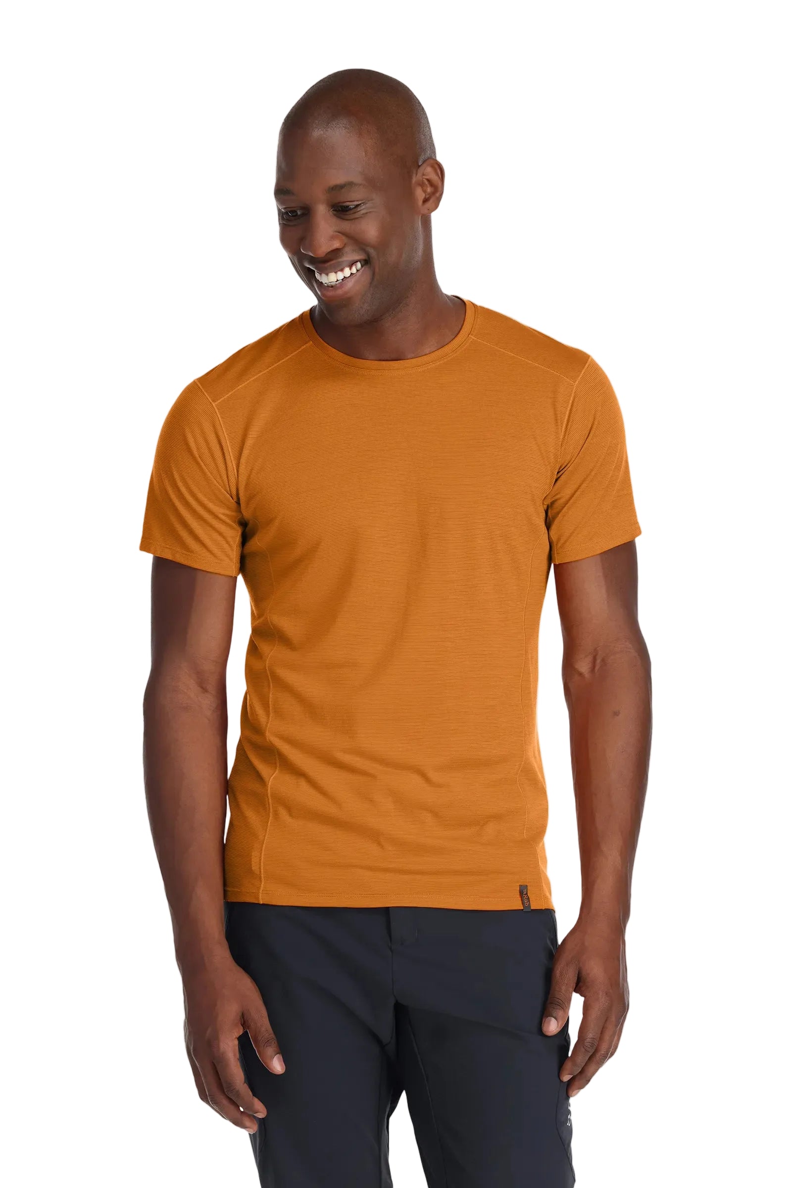 Rab Men's Syncrino Base Tee in Marmalade (Reference) - Front