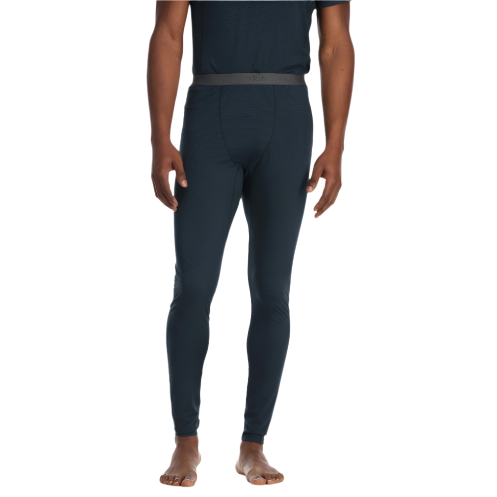 Rab Men's Syncrino Leggings in Orion Blue - worn
