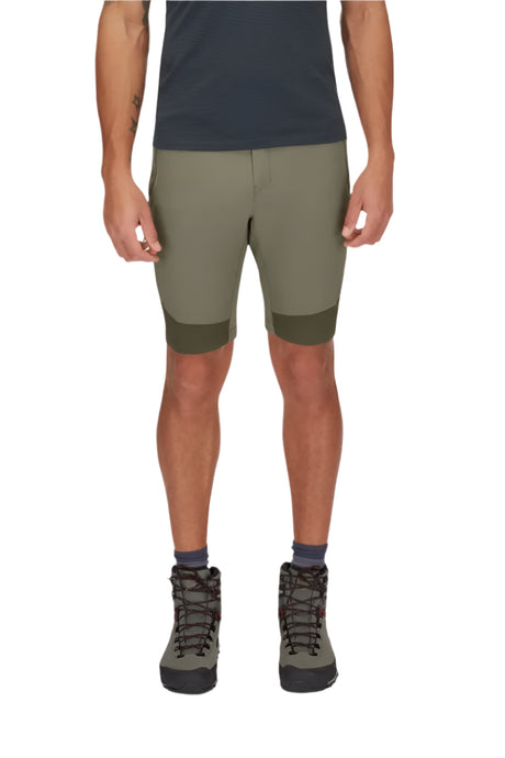 Rab Men's Torque Mountain Shorts - model front view - Outdoor Action