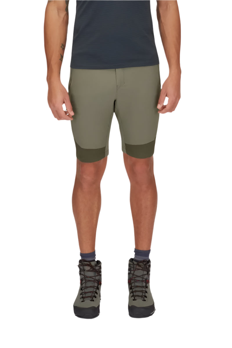 Rab Men's Torque Mountain Shorts - model front view - Outdoor Action