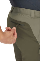 Rab Men's Torque Mountain Shorts - waistband detail - Outdoor Action