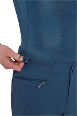 Rab Men's Tour Pants - waistband zip detail