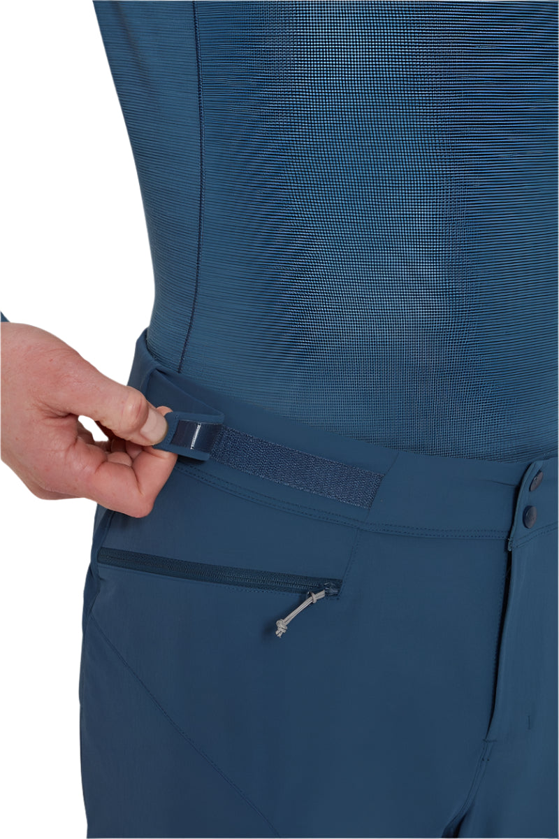 Rab Men's Tour Pants - waistband zip detail