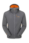 Rab Men's Vapour-Rise Summit Jacket in Graphene - Flat