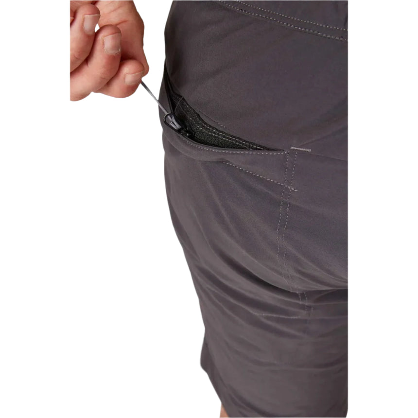 Rab Men's Venant Shorts in Anthracite - Brush Pocket Detail