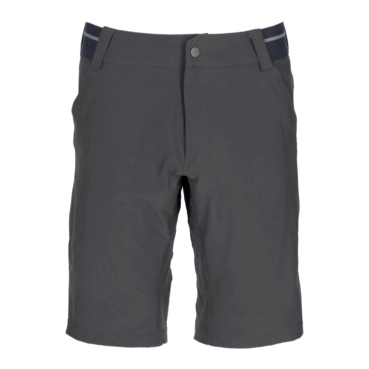 Rab Men's Venant Shorts in Anthracite - Flat