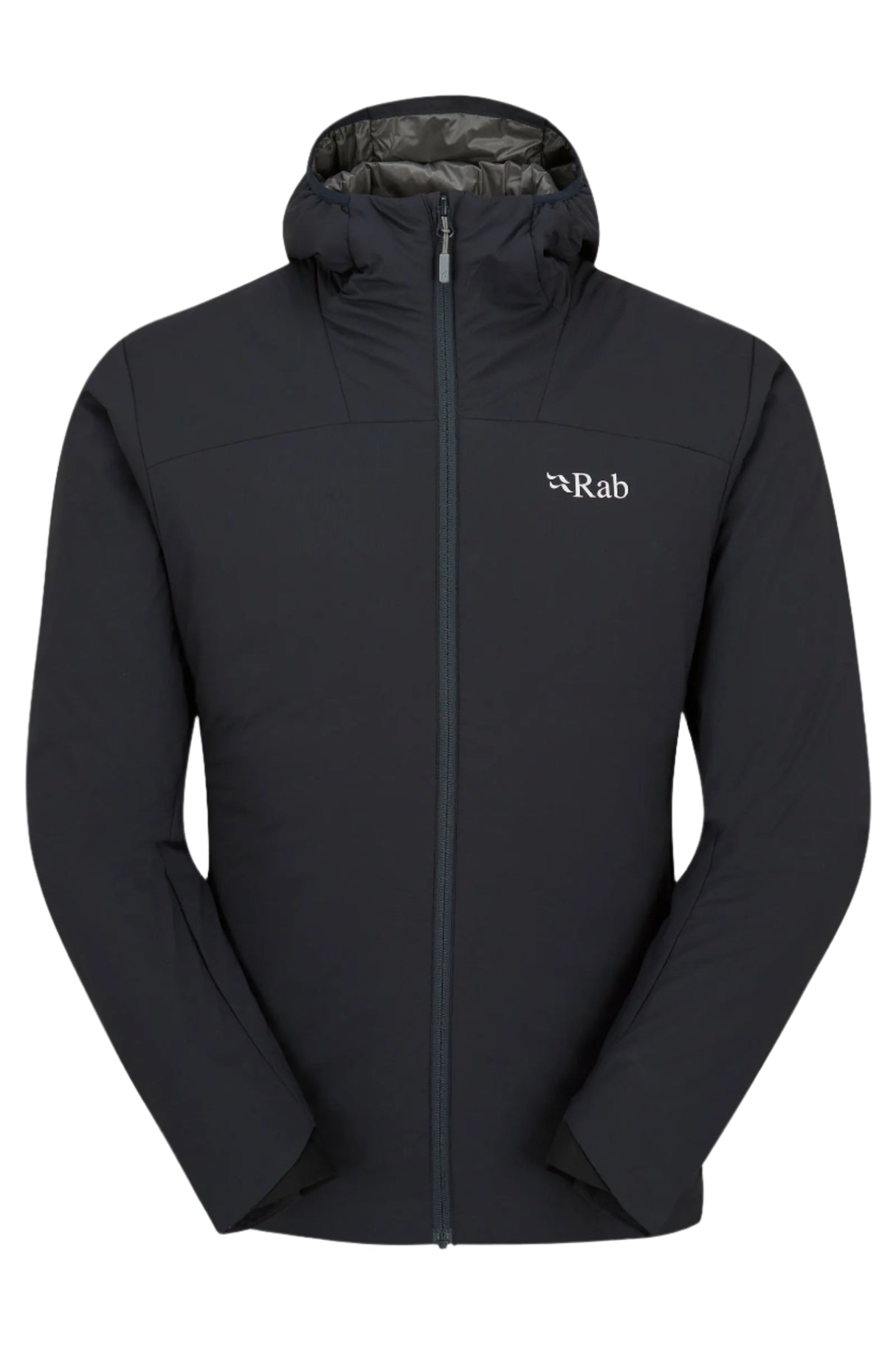 Rab Men's Xenair Alpine Light Insulated Jacket in Ebony (Zinc) - front