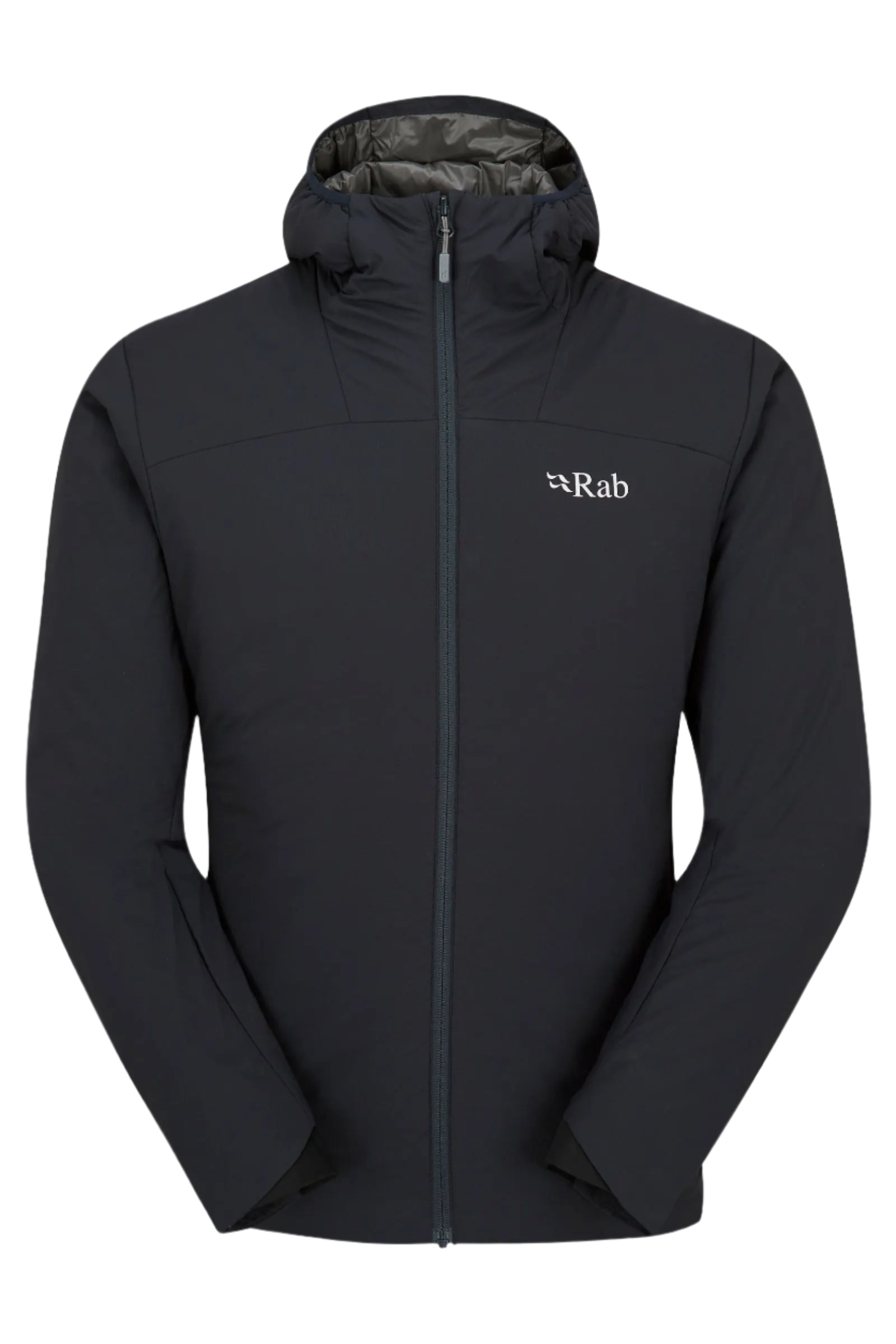 Rab Men's Xenair Alpine Light Insulated Jacket in Ebony (Zinc) - front