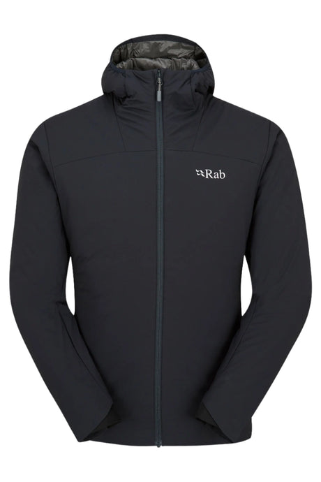 Rab Men's Xenair Alpine Light Insulated Jacket in Ebony (Zinc) - front