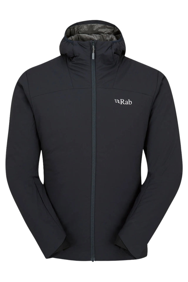 Rab Men's Xenair Alpine Light Insulated Jacket in Ebony (Zinc) - front