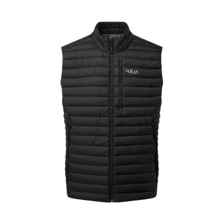 Rab Men's Microlight Down Vest in Black - front