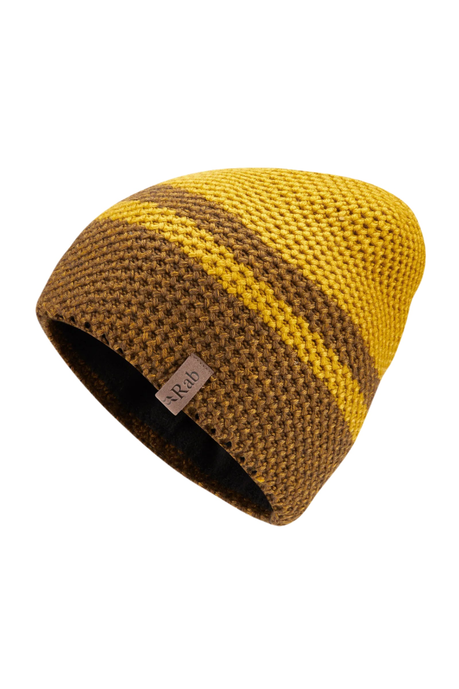 Rab Mojette Knitted Beanie in Footprint/Sahara - front