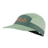 Rab Momentum 5 Panel Cap in Fig Green/Sage - front