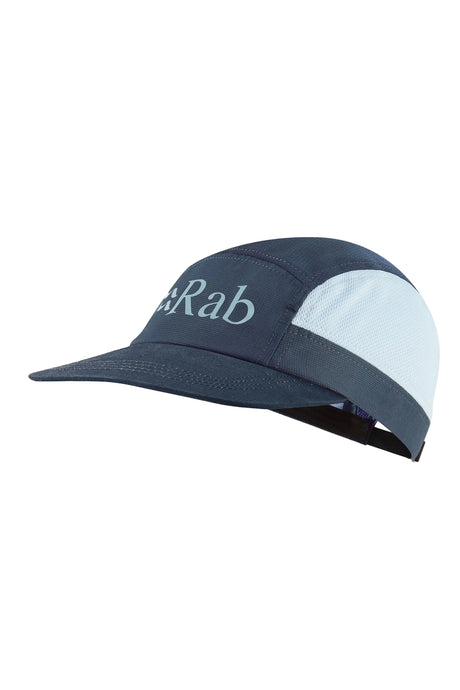 Rab Momentum 5 Panel Cap in Tempest Blue/Orion Blue/Citadel - front