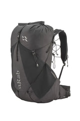 Rab Muon 40L Hiking Pack in Black - Front View