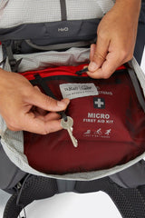 Rab Muon 50L Hiking Pack in Pewter/Graphene - Lid Interior