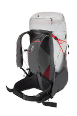 Rab Muon 50L Hiking Pack in Pewter/Graphene - Side View