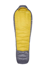 Rab Neutrino Down Sleeping Bag (-18°C/0F) in Graphene/Dark Pollen - Front