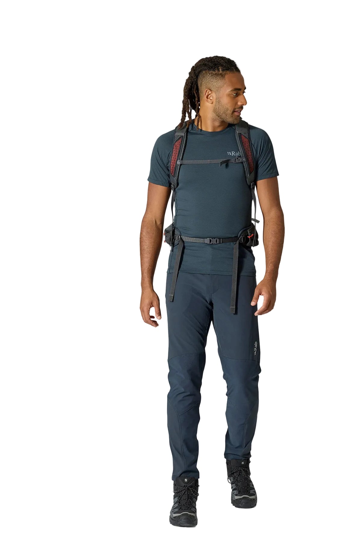 Rab Protium 27L Day Pack in Anthracite - On Model Back View