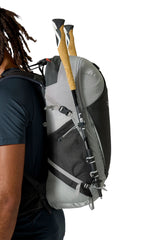 Rab Protium 27L Day Pack in Anthracite - Walking Pole Attachment Detail