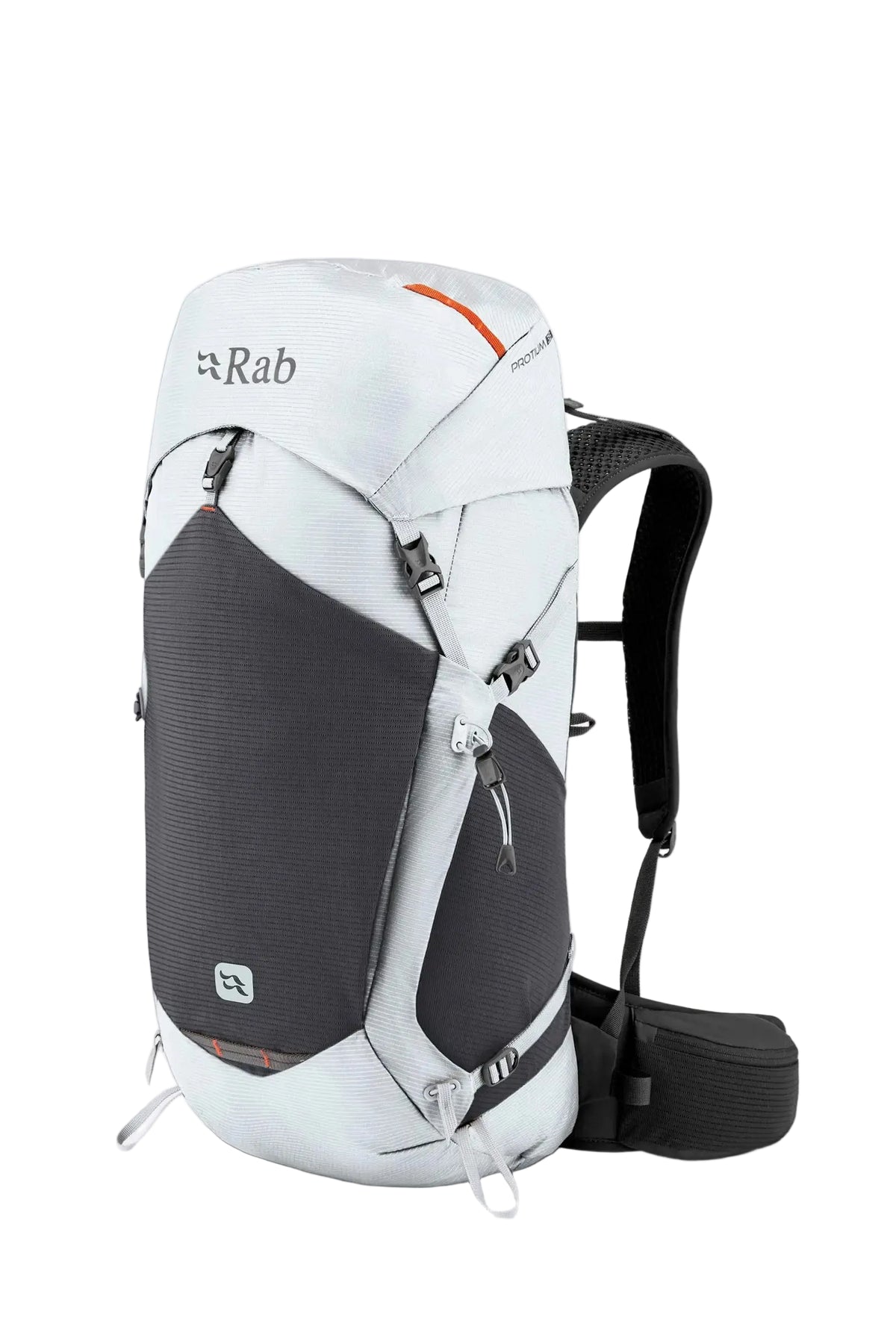 Rab Protium 35L Day Pack in Dark Pewter/Anthracite - Front View