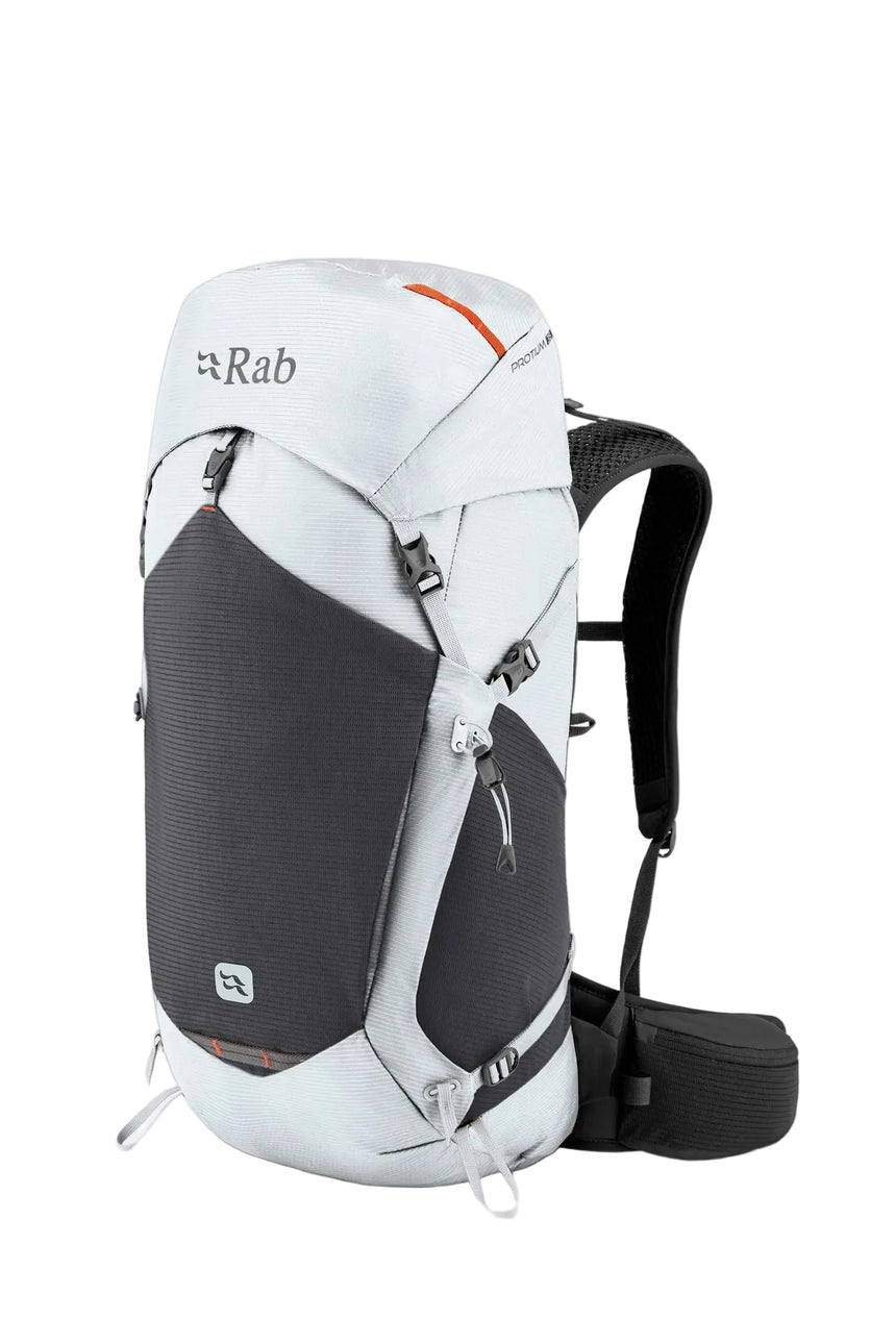 Rab Protium 35L Day Pack in Dark Pewter/Anthracite - Front View