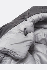 Rab Radeon Synthetic Sleeping Bag (-6°C/20F) in Sage/Graphene - side, angled