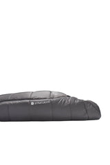 Rab Radeon Synthetic Sleeping Bag (6°C/43F) in Sage/Graphene - worn, face out